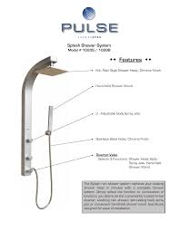 How to use the pulse lanikai shower spa: Pulse 1020s Installation Instructions Manualzz