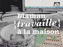 Maman Travaille A La Maison Travailleuse Maman Au Foyer Maman