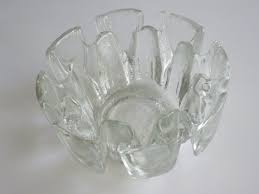 Ice Crystal Glass Bowl Vintage Scandinavian Mid Century Etsy Glass Bowl Glass Collection Modern Decorative Bowls