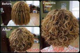 When Sue In Waterloo Class Act Hair Design Treats Curls To Taniajane Naturally Curly Products Permed Hairstyles Curly Hair Styles Short Permed Hair