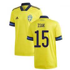 Erik isak arvidsson (born 6 august 1992 in hjo) is a retired swedish tennis player. 2020 2021 Sweden Home Adidas Football Shirt Isak 15 Fh7620 166343 120 01 Teamzo Com