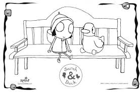 Sarah Duck On A Bench Sarah Duck Duck Birthday Duck