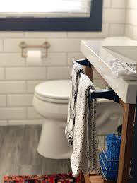 We originally planned to install this 12 in. How To Mix Metals In A Bathroom Clark Aldine