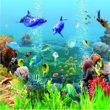  Beibehang Custom 3d Wallpaper Underwater World 3d Tv Background Bedroom Stereo 3d Photo Wallpaper Painting For Aquarium Backgrounds Large Mural Mural Wallpaper