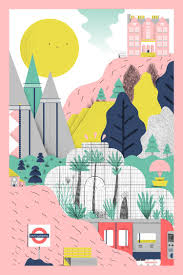 Kew Gardens Illustrations Posters Graphic Design Illustration Art Design
