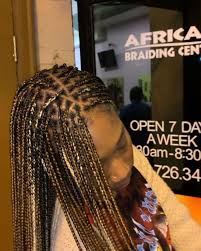 Black And Blonde Knotless Braids African Braiding Center On Instagram Style Knotless Braids Trusttheprocess Vib Hair Styles Braided Hairstyles Natural Hair Styles