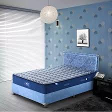 The top of the mattress has foam quilted with 2 inches of thickness. Zenimo Normal Top Stylish Luxury Denim Mattress 72 X 36 X 8 Inch Blue