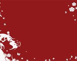 Free Woman Face Flower Powerpoint Template Kartu Bayi Kartu Gambar