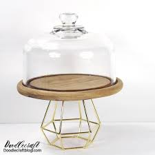 Looking for a simple way to light up your outdoor patio without electricity? Geometric Cake Stand Diy With Tealight Holder