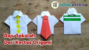 Cara membuat origami kemejatutorial ataupun cara melipat kertas membentuk baju kemeja. Cara Membuat Origami Baju Kemeja Sekolah Youtube