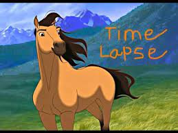 Σειληνός seilēnós seːlɛːnós), is a male nature spirit with ears and a tail resembling those of a horse, as well as a permanent, exaggerated erection. Spirit Horse Drawing Time Lapes Youtube