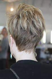 Rachel Short Pixie Anh Co Tran Back Of Pixie Haircut Hair Styles Pixie Haircut