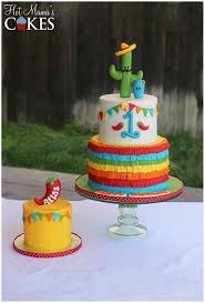 Mexican Theme Birthday Party For Men Colorful Cake Mexican Birthday Parties Fiesta Birthday Party Fiesta Cake