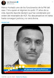 Tras 17 años de detención arbitraria, la dictadura chavista liberó al  comisario de la Policía Metropolitana Marco Hurtado