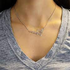 Oxytocin Is A Hormone That Acts As A Neurotransmitter In The Brain And Has A Role In Psychologi Molecule Necklace Stainless Steel Chain Necklace Necklace Sizes