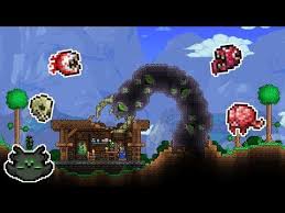 Boss Themed Houses September Commenter Day Terraria Youtube Terraria House Ideas Terrarium Theme