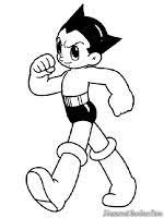 Mewarnai Kartun Astro Boy Halaman Mewarnai Buku Mewarnai Kartun