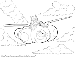 Free printable baymax coloring page for kids to … Hiro And Baymax In Flight Big Hero 6 Coloring Pages Disney Movies List