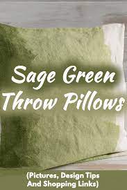 The place for modern and farmhouse pillow covers. 12 Sage Green Throw Pillows That Will Spruce Up Your Interiors