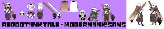 Piskel accounts are going away. Reboot Inktale Modern Ink Sans By Funoverdell On Deviantart