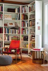 I can't tell you how many times i've wished for a corner bookshelf in my living room. 10 Rooms With Corner Shelving Living Room Design Modern Corner Bookshelves Home