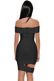 Wait For That Wow Moment No Longer This Adorable Off Shoulder Bodycon Dress Gives A New Meaning To Casu Cheap Bandage Dress Bandage Dress Bandage Dress Black