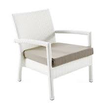 Comfortable Chair For Outdoors Stackable Made Of Hand Woven Synthetic Fiber Weaving And Available In White Comfortable Chair Outdoor Chairs Outdoor Furniture