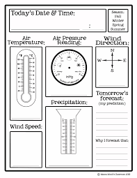 Daily Weather Records 3 6 Teaching Weather Weather Science Weather Lesson Plans