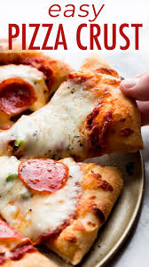 This Easy Pizza Dough Recipe Is Great For Beginners And Produces A Soft Homemade Pizza Crust Skip The P Easy Pizza Pizza Dough Recipe Easy Pizza Recipes Dough
