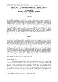 Only candidates can apply for this job. Pdf Pengawasan Perizinan Tenaga Kerja Asing