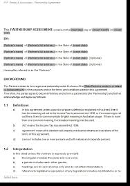 Size 10 to 15 pages. General Partnership Agreement Deed Of Partnership Contract