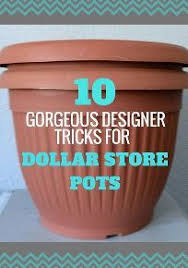 Still don't know where to buy large flower pots and planters? 10 Easy Diy Dollar Store Planter Makeover Ideas Garden Decor Projects Cheap Flower Pots Plastic Flower Pots