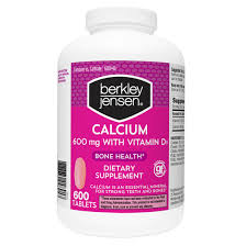120 count (pack of 1). Berkley Jensen 600mg Calcium W Vitamin D3 Tablets 600 Ct Bjs Wholesale Club