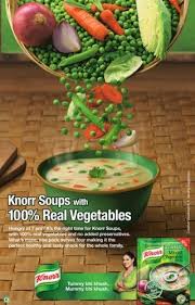 Knorr Vegetable Soup Food Poster Design Creative Advertising Knorr