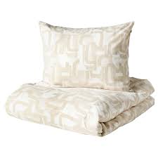 Vinterjasmin Funda Nord Y 2 Fundas Almohada Blanco Beige Ikea Fundas Nordicas Cubierta Del Edredon Almohada