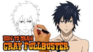 Today we will show you how to draw a fairy tail character. How To Draw Gray Fullbuster Fairy Tail Youtube