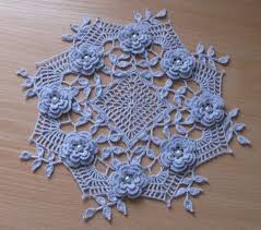 A sturdy center that spirals around with chain stitch work around and in between the points. Crochet Rose Pattern Lots Of Great Ideas The Whoot