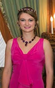 Stephanie Hereditary Grand Duchess Of Luxembourg In The Amethyst And Pearl Bandeau Tiara Royal Jewels Tiara Royal Crown Jewels