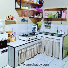 Desain Terbaru Ruang Dapur Ukuran 2 X 2 M Dengan Rak Perabot Yang Cantik Homeshabby Com Design Home Plans Home Decorating And Interior Design