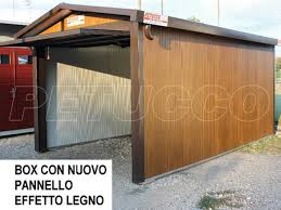 Box auto prefabbricati, garage prefabbricati box prefabbricati garage per auto in pannelli sandwich. Box Auto Coibentato Color Effetto Legno Petucco Box Prefabbricati Coibentati