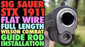 With the full length you can get more out of it and add more weight to the end of the pistol to reduce muzzle flip. 1911 Guide Rods Full Length Vs Gi Style Which Is Better Youtube