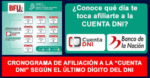 Nuevo Cronograma De Afiliacion Cuenta Dni Bono Universal Fase 4
