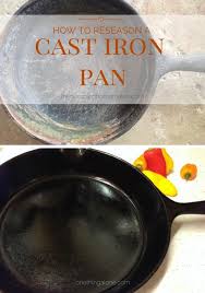 How To Re Season A Cast Iron Pan Cast Iron Cast Iron Pan Rusty Cast Iron Skillet