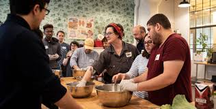 Their knife skills class is one of their most popular, and they offer these classes based on different levels of expertise. The Brooklyn Kitchen Home Facebook