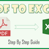 Drag and drop your file to our pdf to excel converter. 1