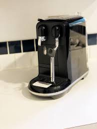 It's much quieter than my previous machine and the water reservoir is much larger. Nespresso Creatista Uno Review Really Into This