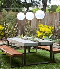 Gartentisch Aus Betonmetall Selber Bauen Gartentisch Betongarten Gartentisch Selber Bauen
