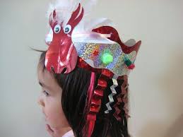 Dragon Crown Craft Crown Crafts Chinese New Year Crafts Dragons Crown