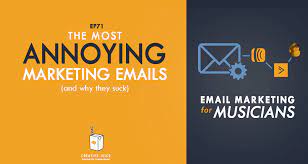 Just as important as what you are doing is what you aren't, so make sure you avoid the five most annoying email marketing practices. Ep71 The Most Annoying Marketing Emails And Why They Suck