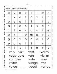 The letter v words and pictures printable cards can be used for flashcards, various games, and help your student associate unfamiliar words with a picture. Words Beginning With W Wordsearch Worksheets
